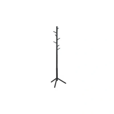 Afbeelding van AC Design Furniture Yannick kapstok, H: 176 x B 51 D: 45 cm, zwart, rubber, 1 stuk