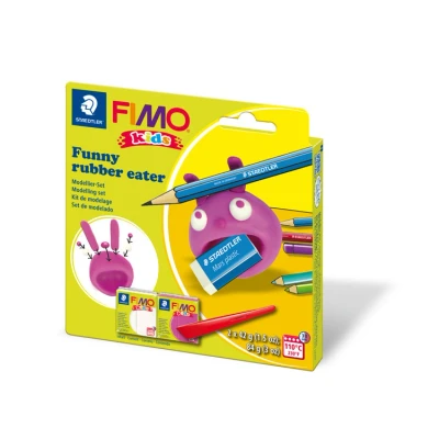 Afbeelding van Fimo kids funny kits set &#039;funny rubber eater&#039;