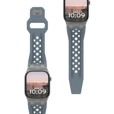Afbeelding van UAG Urban Armor Gear Monarch Strap Apple Watch Ultra/42/44/45/46mm cloud (194158114136) (Apple Ultra), Horlogebandjes, Blauw