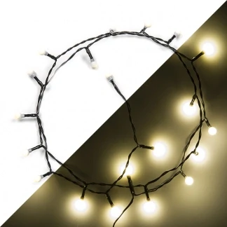 Afbeelding van Kerstverlichting op batterijen 1.8 meter Konstsmide (20 LEDs, Bolvormig, Timer, Binnen)