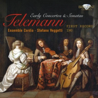 Afbeelding van Ensemble Cordiastefano Veggetti Telemann: Early Concertos &amp; Sonatas