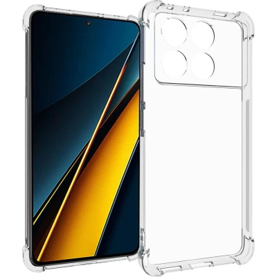 Afbeelding van iMoshion Hoesje Geschikt voor Xiaomi Poco X6 Pro Siliconen Shockproof Case Transparant