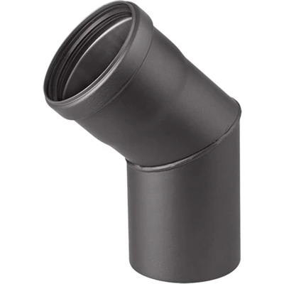 Afbeelding van Nedco Pk Ø80 mm Bocht 45o Zwart