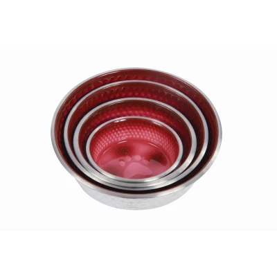 Image de Weatherbeeta Dog Bowl Non Slip Stainless Steel Shade Magenta 13cm