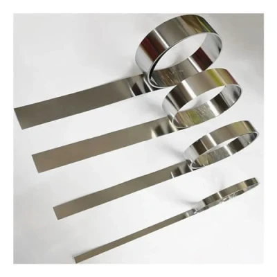 Afbeelding van 304 roestvrijstalen plaatband 0,1 mm 1 dikte rol staalplaat smalle band breedte 10 20 30 40 50 100 x meter, stuk (1 mm, meter)