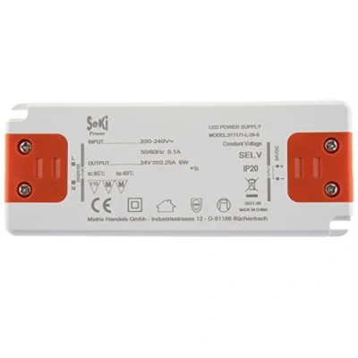 Afbeelding van SeKi L 6 24 led voeding, V, 0,25 A, W, driver, transformator, wit, W (0,25 A)