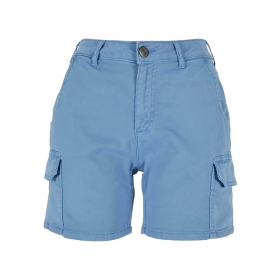 Afbeelding van Urban Classics HIGH Waist Shorts, Dames, Maat: 31, Horizonblue