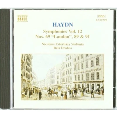 Afbeelding van Nicolaus Esterházy Sinfonia, Béla Drahos Haydn: Symphonies Vol. 12 (Nos. 69 &quot;Laudon&quot;, 89 &amp; 91) (CD)