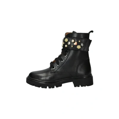 Afbeelding van IK KE Veterboots Meisjes Zwart Maat:34