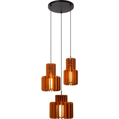 Afbeelding van Lucide ROLLO Hanglamp 3xE27 Terracotta