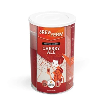 Afbeelding van Brewferm® bierkit Cherry Ale bier brouwen koperkleurig bierconcentraat voor 12 liter