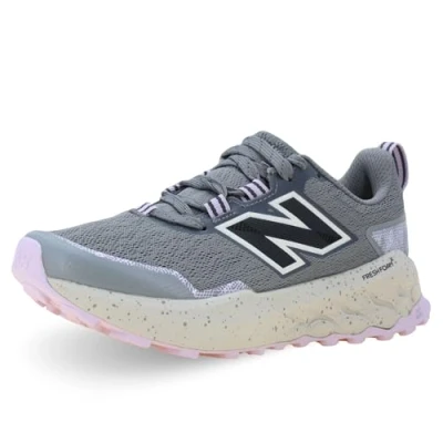 Afbeelding van New Balance Fresh FOAM X GAROÉ V2 Trail hardloopschoenen, Dames, Maat: 37.5, Slate grey Textiel/ synthetisch