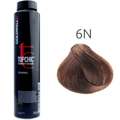 Afbeelding van Goldwell Topchic Hair Color bus 250 ml 6N Donkerblond