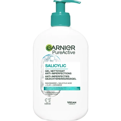 Afbeelding van 6x Garnier PureActive Hydraterende Gezichtsreiniger 250 ml