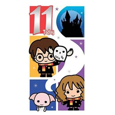 Afbeelding van Harry Potter Verjaardagskaart 11 jaar