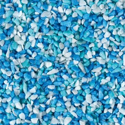 Afbeelding van Aquariumgrind Gruzo Blauw/Grijs 6 8 mm 1 kg
