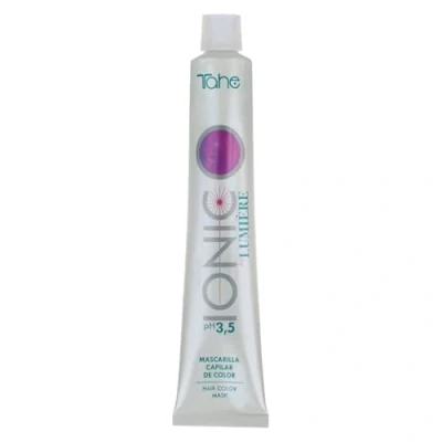 Afbeelding van Tahe Ionic Lumière Kleurmasker pH 3,5 zuur vrij van parabenen, zeer voedzaam en hydraterend, parelblond, 100 ml