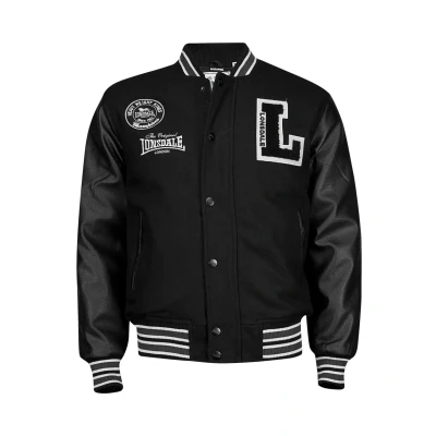Afbeelding van Lonsdale College Oxford ALL Season Bomberjacks, Heren, Maat: Large, Black