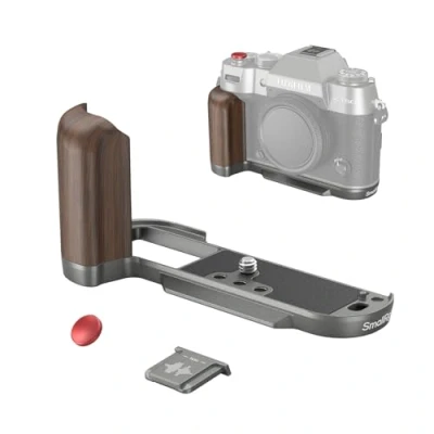 Afbeelding van SmallRig Houten L vormige grip voor Fujifilm X T50 (charcoal silver) 4736