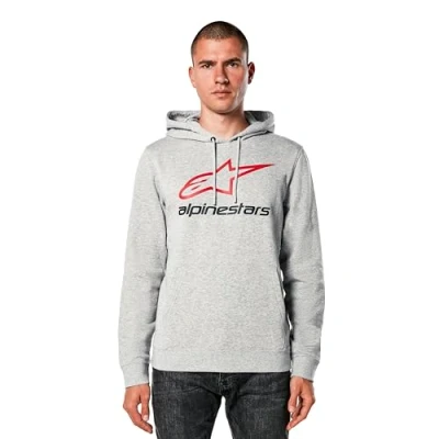 Afbeelding van Alpinestars Origineel fleece sweatshirt voor heren, Grijs, rood, zwart, L, L