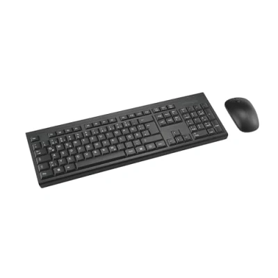 Afbeelding van Kensington TAS KM150 EQ Draadloos Toetsenbord &amp; Muis Set (NL, Draadloze), Toetsenbord, Zwart