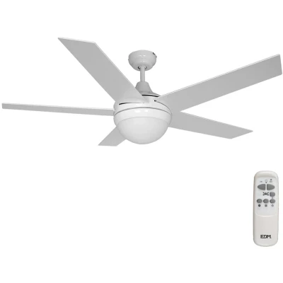 Afbeelding van Plafondventilator met licht EDM Adriatico Wit 60 W