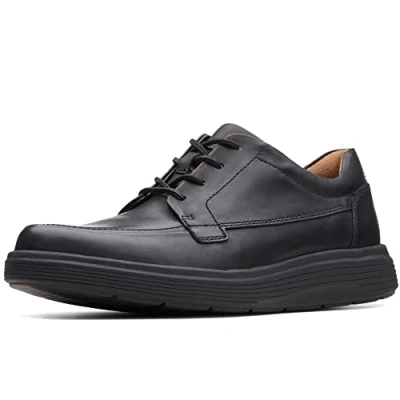 Afbeelding van Clarks Een Abode Ease, Derbys voor heren, Zwart leder