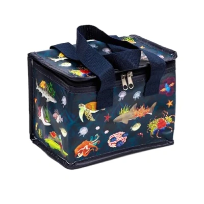 Afbeelding van Koeltas/Lunchtas Marine Kingdom Zeeleven Duurzaam RPET 15x20x14cm