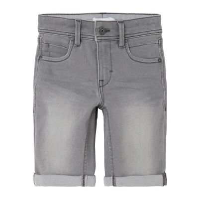 Afbeelding van Name it Nkmsofus LONG Jeansshort voor kinderen, Maat: 92, Medium grey denim