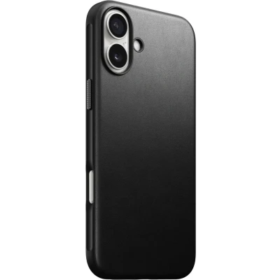 Afbeelding van Nomad Modern Leren Case iPhone 16 Plus Zwart NM01699385