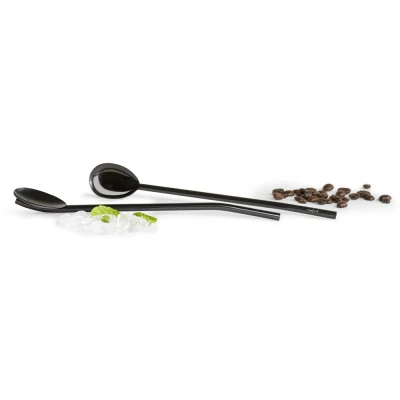 Afbeelding van Sagaform Coctaillepel + Rietje 2st