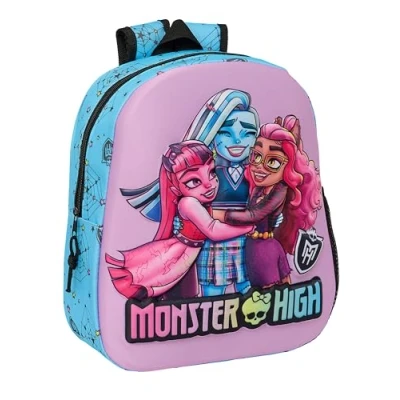Afbeelding van Schoolrugzak Monster High Blauw Lila 27 x 33 10 cm