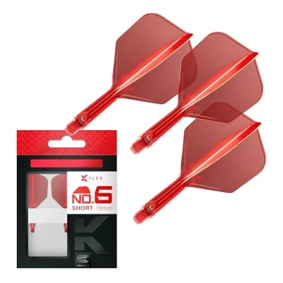 Afbeelding van Target K Flex Red NO6 Dart Flights Short