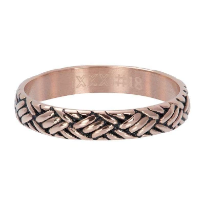Afbeelding van Love knot iXXXi Vulring 4 mm Rosé fill in black / 21