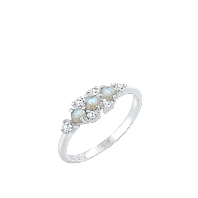 Afbeelding van Elli Classic Ring silvercoloured, Dames, Maat: 58, Silver/coloured