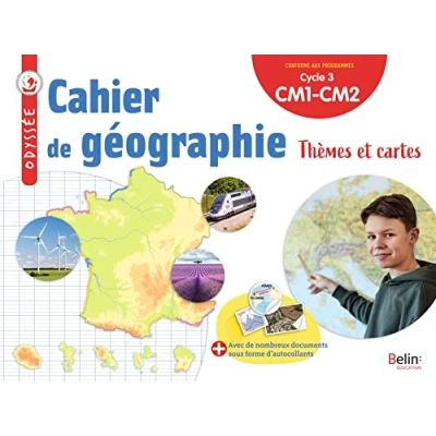 Afbeelding van ISBN Odyssée Cycle 3 Cahier De Géographie 2023 boek 64 pagina&#039;s