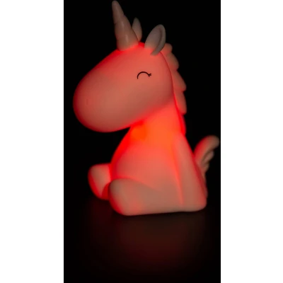 Afbeelding van DHINK DHINK470 03 Mini led nachtlampje, witte manen, roze nachtlampje voor babykamer en kinderkamer, met timer kleurverandering,