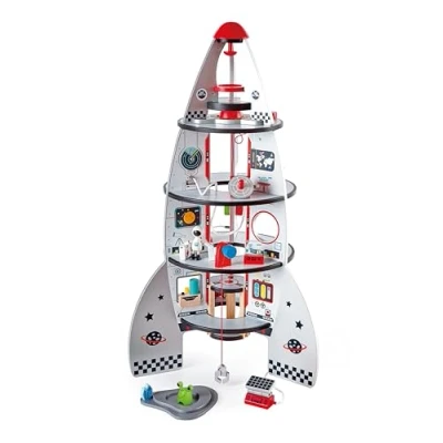 Image de Playset Hape Fusée spatiale