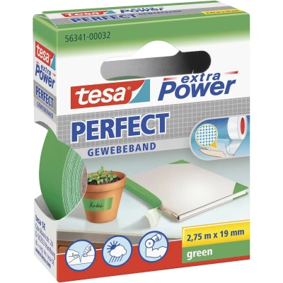 Afbeelding van Plakband Tesa textiel 19mmx2.75m groen
