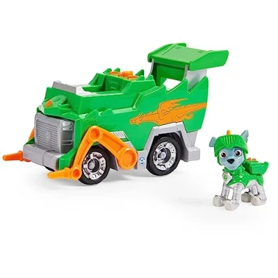 Afbeelding van Paw Patrol Rescue Knights Rocky Deluxe Vehicle