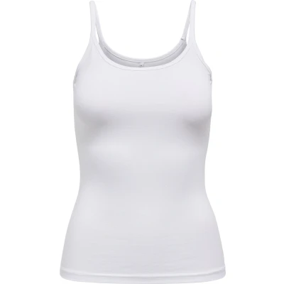 Afbeelding van Only Top Onllove Strap Singlet Noos Jrs 15126430 White Dames Maat XS