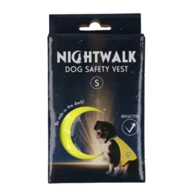 Afbeelding van Excellent Dog Safety Vest Nightwalk Geel S