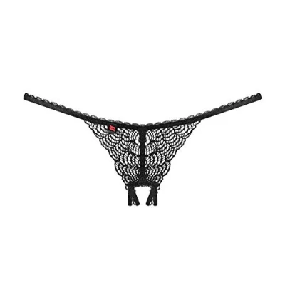 Afbeelding van Obsessive Chiccanta Kruisloze Slip Erotisch Onderbroek Maat L/XL Zwart