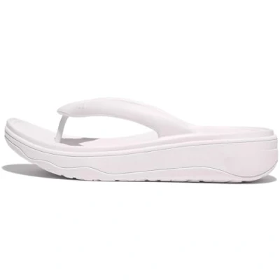 Afbeelding van Fitflop Relieff Recovery Toepost Teenslippers, Dames, Maat: 37, Wit Polyester
