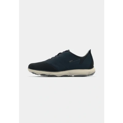 Afbeelding van Geox Sneakers laag, Heren, Maat: 40, Navy Leer en textiel