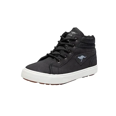 Afbeelding van KangaROOS KAVU winterschoenen voor jongens, Jet Black White, 38 EU, White