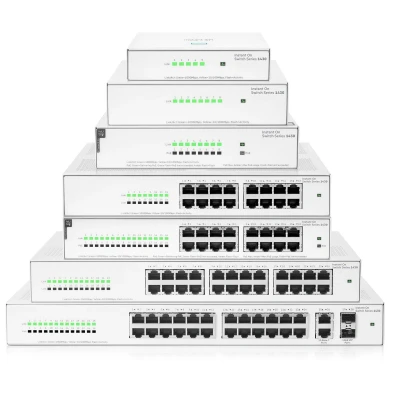 Afbeelding van HPE Aruba Instant On 1430 8G, Non gestito, L2, Gigabit Ethernet (10/100/1000) (8 Havens), Netwerkschakelaar, Wit