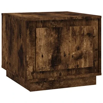Image de vidaXL Table basse chêne fumé 51x50x44 cm bois d&#039;ingénierie819873