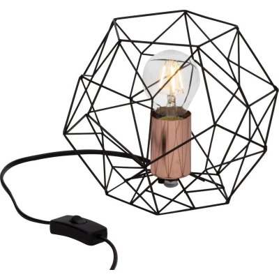 Afbeelding van Brilliant SYNERGY Tafellamp Koper;Zwart