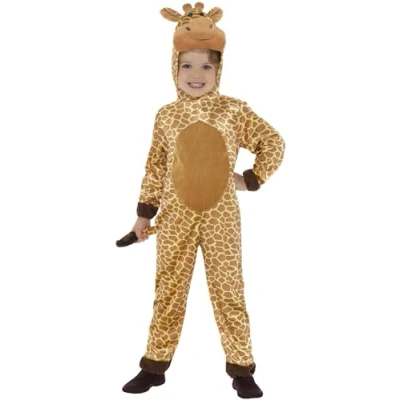 Afbeelding van Giraffe verkleed kostuum / pak outfit voor kinderen dieren 146/158